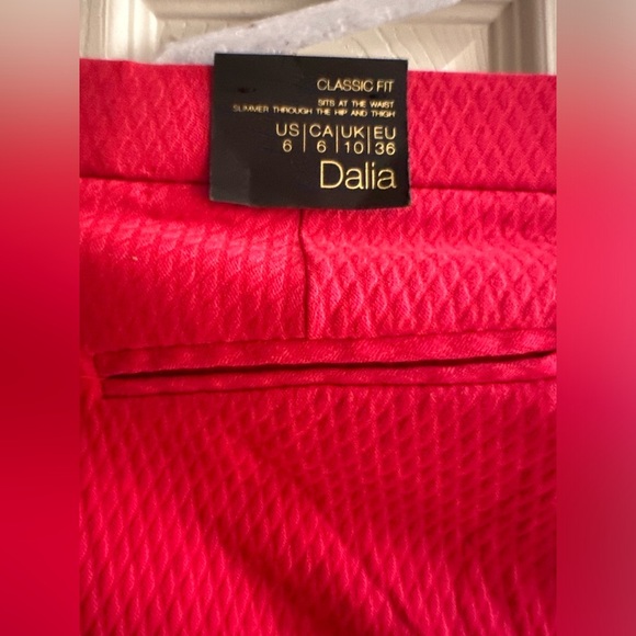 Vibrant Red Textured Pants - Picture 4 of 6